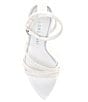 Color:White - Image 5 - Bridal Collection Fitztwo Embellished Pearl Studded Strappy Dress Sandals