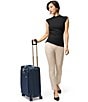 Briggs & Riley Baseline Essential 22#double; Carry-On Spinner Suitcase, Color:Navy - Image 7