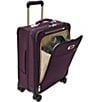 Color:Plum - Image 4 - Baseline Global Carry-On Spinner Suitcase