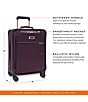 Briggs & Riley Baseline Global 21#double; Carry-On Spinner Suitcase, Color:Plum - Image 16