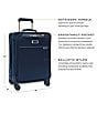 Briggs & Riley Baseline Global 21#double; Carry-On Spinner Suitcase, Color:Navy - Image 10