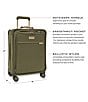 Briggs & Riley Baseline Global 21#double; Carry-On Spinner Suitcase, Color:Olive - Image 9