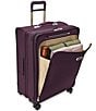 Briggs & Riley Baseline Large Expandable Spinner Suitcase, Color:Plum - Image 7