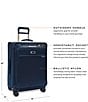 Briggs & Riley Baseline Medium Expandable Spinner Suitcase, Color:Navy - Image 8