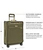 Briggs & Riley Baseline Medium Expandable Spinner Suitcase, Color:Olive - Image 12