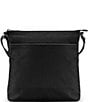 Color:Black - Image 2 - Rhapsody Zip Nylon Crossbody Bag