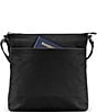 Color:Black - Image 5 - Rhapsody Zip Nylon Crossbody Bag
