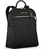 Color:Black - Image 3 - Rhapsody Slim Nylon Backpack