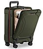 Color:Hunter - Image 4 - Torq International Carry-On Spinner Suitcase