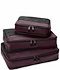 Briggs & Riley Travel Essentials Collection Carry On Packing Cube, 3-Piece Set, Color:Plum - Image 6