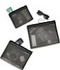 Color:Black - Image 6 - Travel Essentials Collection Translucent Pouch, 3-Piece Set