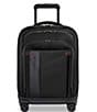 Color:Black - Image 1 - ZDX 21#double; Carry-On Expandable Spinner Suitcase