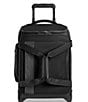 Color:Black - Image 1 - ZDX 21#double; Carry-On Upright Rolling Duffle Bag