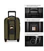 Briggs & Riley ZDX Essential Carry-on Expandable Spinner, Color:Hunter - Image 7
