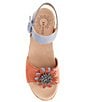 Brioso Blakelee Leather Flower Platform Sandals - Image 5
