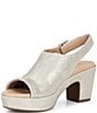Brioso Bryar Leather Slingback Dress Heels - Image 4