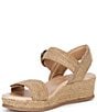 Brioso Huntley Five Soft Raffia Strap Wedge Sandals - Image 4