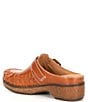 Color:Whiskey - Image 3 - Jordyn Braided Leather Clogs