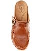 Color:Whiskey - Image 5 - Jordyn Braided Leather Clogs