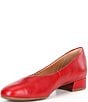 Brioso Muriel Low Block Heel Pumps, Color:Rioja Red - Image 4