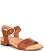 Color:Cedar - Image 1 - Rancho Flat Leather Sandals