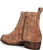 Brioso Sable Suede Floral Fringe Booties - Image 3