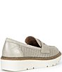 Brioso Samson Perforated Metallic Leather Loafers - Image 2