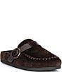 Brioso Seth Suede Slip-On Mules - Image 1