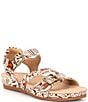 Color:Cloud White - Image 1 - Solera Tooled Leather Sandals