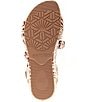 Color:Cloud White - Image 6 - Solera Tooled Leather Sandals