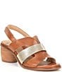 Color:Almond - Image 1 - Terra Leather Slingback Heel Sandals