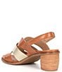 Color:Almond - Image 3 - Terra Leather Slingback Heel Sandals