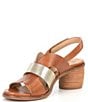 Color:Almond - Image 4 - Terra Leather Slingback Heel Sandals