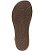 Color:Whiskey - Image 6 - Vista Asymmetrical Strap Flat Sandals