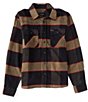 Color:Heather Grey - Image 1 - Bowery Plaid Long-Sleeve Flannel Shirt
