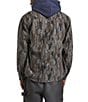 Brixton Builders Camouflage Printed Long Sleeve Canvas Overshirt, Color:Bark - Image 2