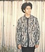 Brixton Builders Camouflage Printed Long Sleeve Canvas Overshirt, Color:Bark - Image 4