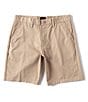 Color:Sand - Image 1 - Choice Chino Plaid 19#double; Outseam Shorts