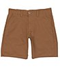 Color:Dark Earth - Image 1 - Choice Chino Stretch Twill 19#double; Outseam Shorts