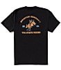 Brixton Danforth Bull Short Sleeve T-Shirt, Color:Black - Image 1