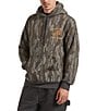 Brixton Danforth Camouflage Printed Long Sleeve Fleece Hoodie, Color:Bark Camouflage - Image 1