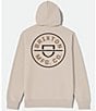Brixton Long-Sleeve Crest Graphic Pullover Hoodie - Image 1