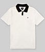 Color:Off-White/Black - Image 1 - Mod Flex Short Sleeve Polo Shirt