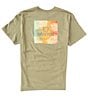 Color:Green - Image 1 - Short-Sleeve Alpha Square Graphic T-Shirt