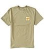 Color:Green - Image 2 - Short-Sleeve Alpha Square Graphic T-Shirt