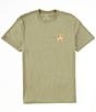 Color:Olive Surplus/Antelope/Off-White - Image 2 - Short Sleeve Alpha Square Standard Graphic T-Shirt