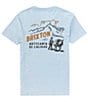 Color:Dusty Blue - Image 1 - Short Sleeve Harvester Tailored T-Shirt