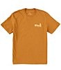 Color:Golden Brown - Image 2 - Short Sleeve Highview Graphic T-Shirt