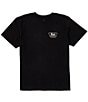 Brixton Short Sleeve Linwood Graphic T-Shirt, Color:Black/Orange/White - Image 2