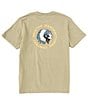 Color:Olive Surplus/Beige Classic Wash - Image 1 - Short Sleeve Stamp Graphic T-Shirt